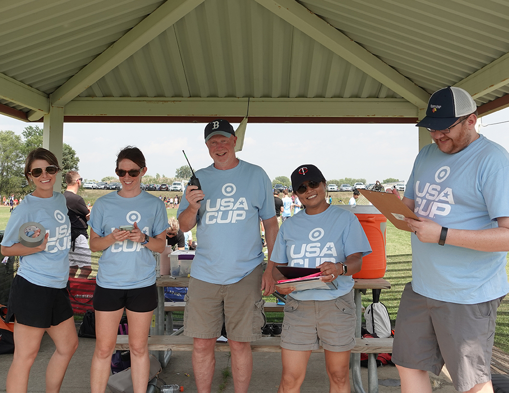 Help give out awards at USA CUP